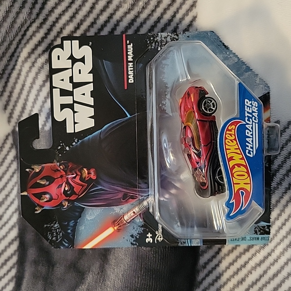 Mattel Hot Wheels Star Wars Darth Maul Car is a 1:64-scale